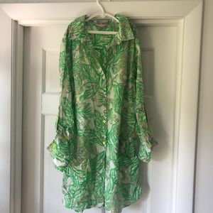 Lilly Pulitzer beach cover-up
